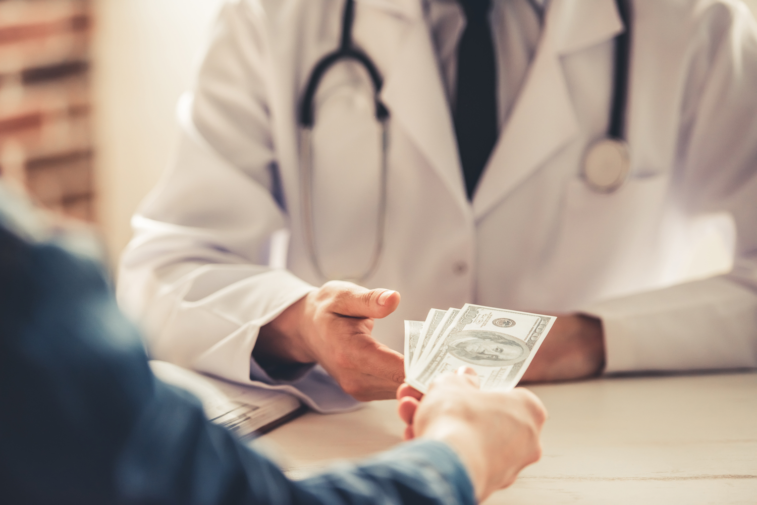 visit doctor pay